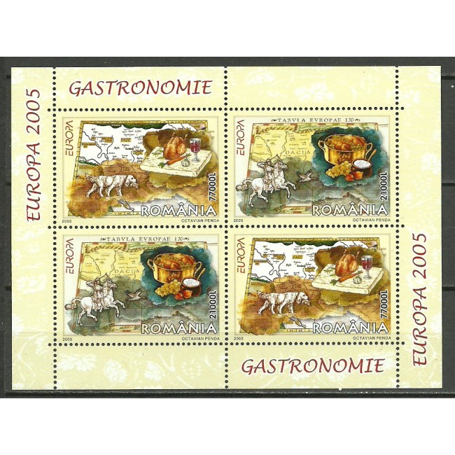 2005 - Europa, gastronomie, bloc neuzat 2005 - Europa, gastronomie, bloc neuzat