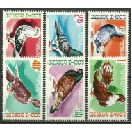 1981 - columbofilie, porumbei, serie neuzata