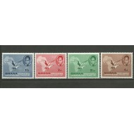 Ghana 1957 - Independenta, pasari, serie neuzata