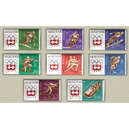 Ungaria 1963 - Jocurile Olimpice Innsbruck, serie neuzata