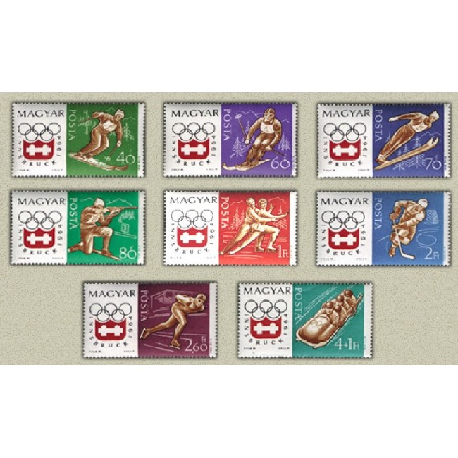 Ungaria 1963 - Jocurile Olimpice Innsbruck, serie neuzata
