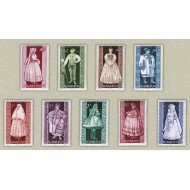 Ungaria 1963 - Costume nationale, serie neuzata