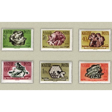 Ungaria 1958- asigurarea, serie neuzata Ungaria 1958- asigurarea, serie neuzata