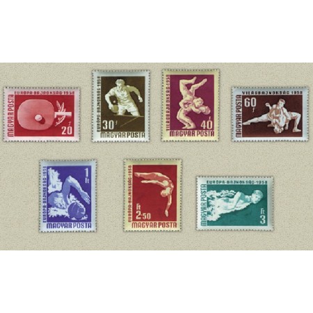 Ungaria 1958 - Sport, serie neuzata Ungaria 1958 - Sport, serie neuzata