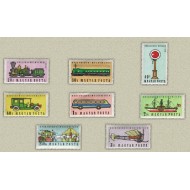 Ungaria 1959 - Muzeul transporturilor, mașini, tren, avion, vapor, serie neuzata