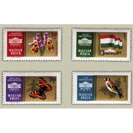 Ungaria 1961- expo Budapesta II, serie neuzata