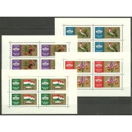 Ungaria 1961- expo Budapesta II, serie bloc de 4 neuzat