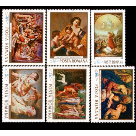 1968 - Reproduceri de arta II, serie neuzata