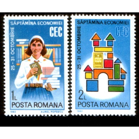 1982 - Saptamana economiei CEC, serie neuzata