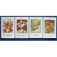 1979 - Socfilex, picturi cu flori, serie neuzata