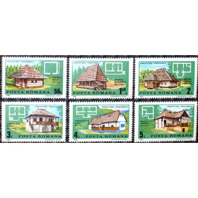 1989 - Arhitectura traditionala, serie neuzata