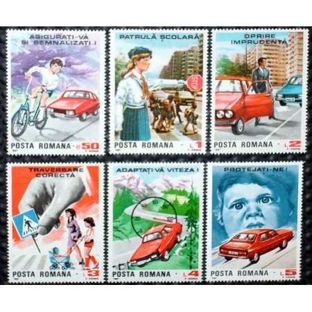 1987 - Circulatia rutiera, serie neuzata
