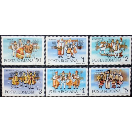 1986 - Obiceiuri folclorice, serie neuzata