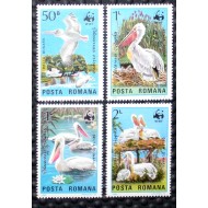 1984 - Animale ocrotite, WWF, păsări, serie neuzata