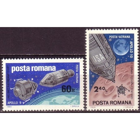 1969 - Apollo 9-10, serie neuzata