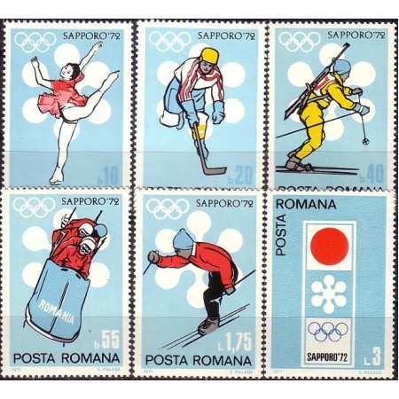 1971 - JO Sapporo, serie neuzata 1971 - JO Sapporo, serie neuzata