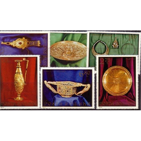 1973 - Tezaurul de la Pietroasa, serie neuzata