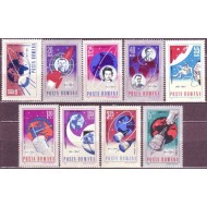 1967 - 10 ani de Cosmonautica, serie neuzata