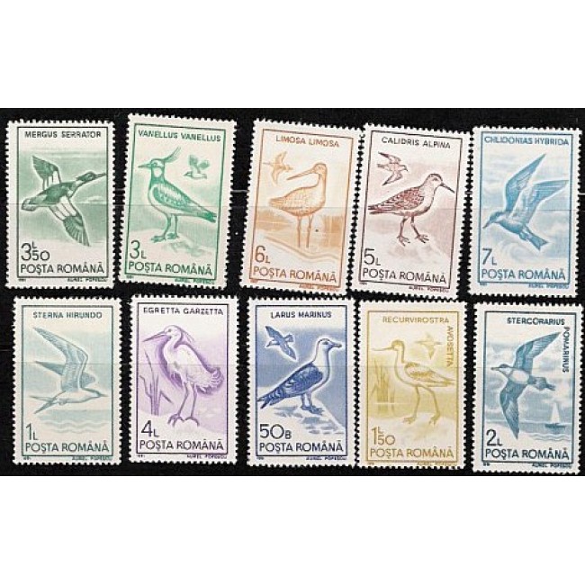 1991 - Pasari acvatice, uzuale, serie neuzata 1991 - Pasari acvatice, uzuale, serie neuzata