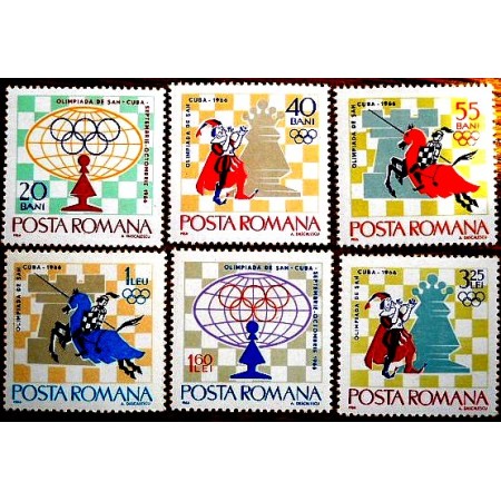 1966 - Olimpiada de sah Havana, serie neuzata 1966 - Olimpiada de sah Havana, serie neuzata