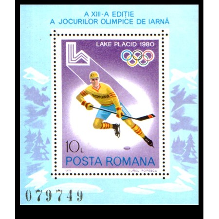 1979 - Jocurile Olimpice Lake Placid, colita neuzata