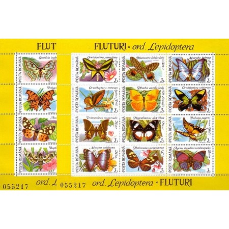 1991 - Fluturi, blocuri neuzate