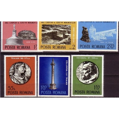1975 - Ocrotirea Monumentelor, serie neuzata 1975 - Ocrotirea Monumentelor, serie neuzata