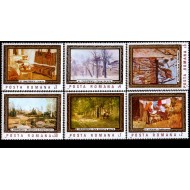 1987 - Reproduceri de arta, serie neuzata