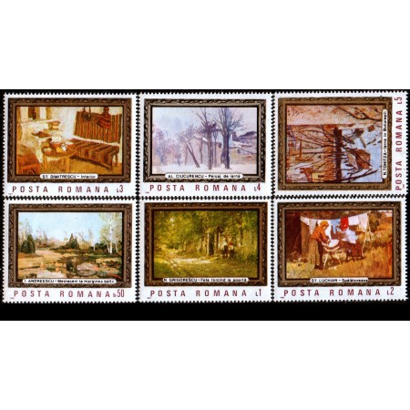 1987 - Reproduceri de arta, serie neuzata