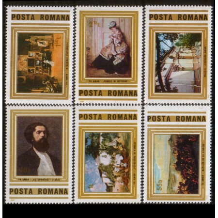 1981 - Theodor Aman, pictura, arta, serie neuzata