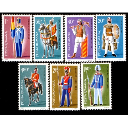 1980 - uniforme militare, serie neuzata