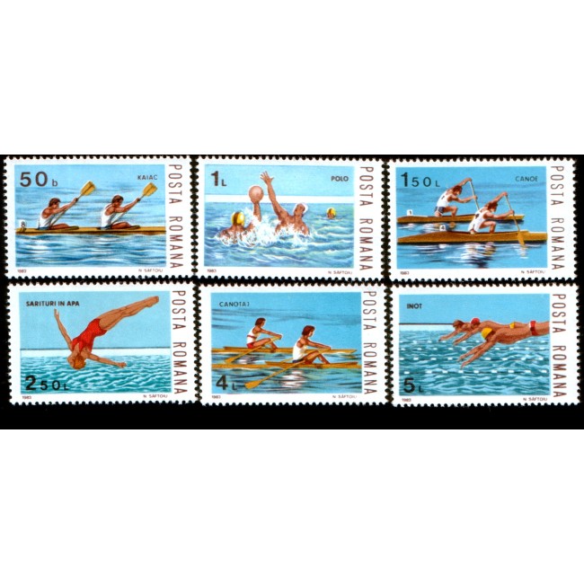 1983 - sporturi nautice, serie neuzata
