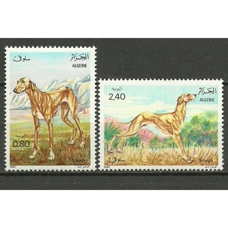 Algeria 1983 - caini, serie neuzata Algeria 1983 - caini, serie neuzata