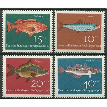 Bundes 1964 - Pesti, fauna, serie neuzata Bundes 1964 - Pesti, fauna, serie neuzata