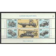 Suedia 1980 - istoria auto, bloc neuzat