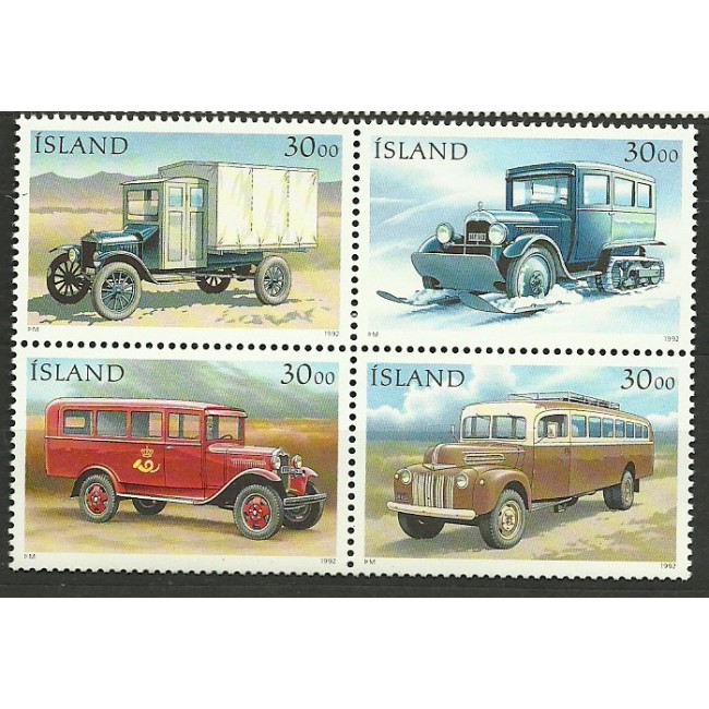 Islanda 1992 - Vehicule postale, serie neuzata