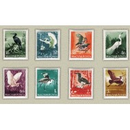 Ungaria 1959 - Pasari, serie neuzata