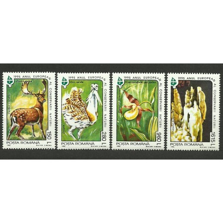 1995 - Conservarea naturii, serie neuzata