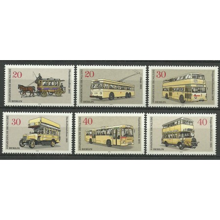 Berlin 1973 - Autobuze, transport, serie neuzata Berlin 1973 - Autobuze, transport, serie neuzata