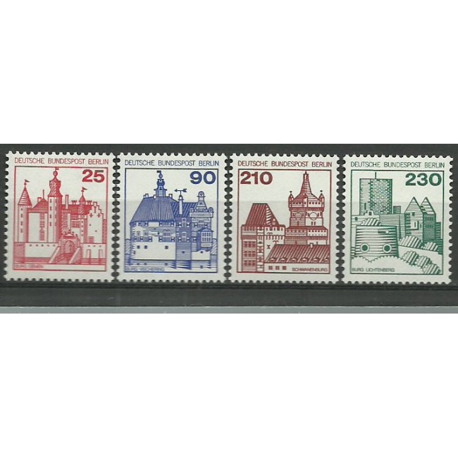Berlin 1978 - castele, cetati, serie neuzata Berlin 1978 - castele, cetati, serie neuzata