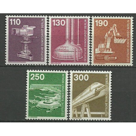 Berlin 1982 - Uzuale, industrie si tehnologie, serie neuzata Berlin 1982 - Uzuale, industrie si tehnologie, serie neuzata