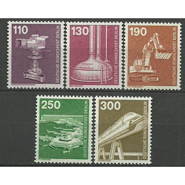 Berlin 1982 - Uzuale, industrie si tehnologie, serie neuzata Berlin 1982 - Uzuale, industrie si tehnologie, serie neuzata