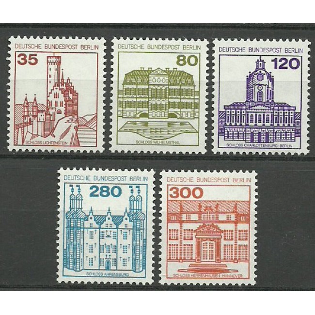 Berlin 1982 - Uzuale, castele, serie neuzata Berlin 1982 - Uzuale, castele, serie neuzata