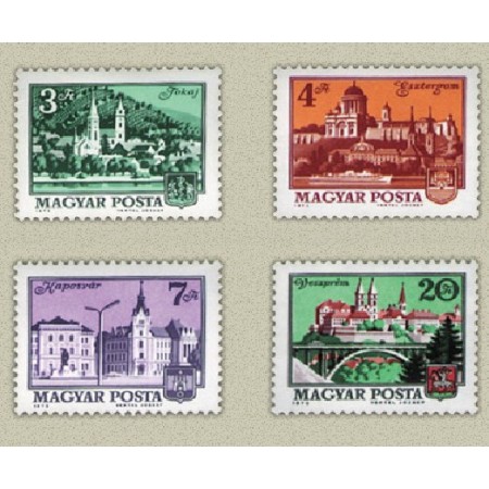 Ungaria 1973 - orase II, serie neuzata Ungaria 1973 - orase II, serie neuzata