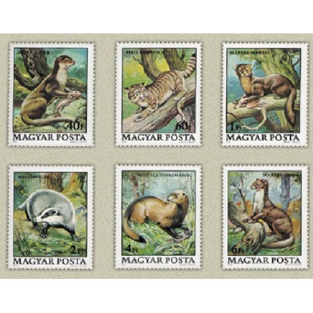Ungaria 1979 - Fauna protejata, animale, serie neuzata Ungaria 1979 - Fauna protejata, animale, serie neuzata