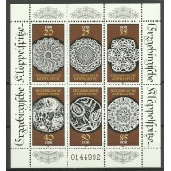 DDR 1988 - Dantele, bloc neuzat