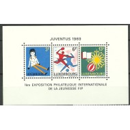 Luxemburg 1969 - Expo filatelic, colita neuzata