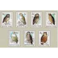 Ungaria 1984 - Bufnite, pasari, serie neuzata