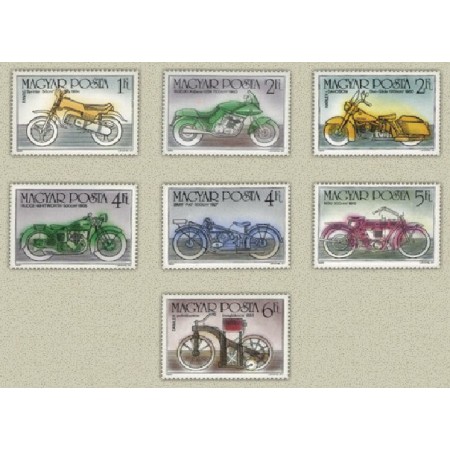 Ungaria 1985 - Motociclete, serie neuzata Ungaria 1985 - Motociclete, serie neuzata