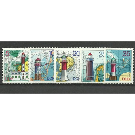 DDR 1975 - Faruri, serie neuzata